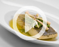 receta bacalao confitado aceite oliva y guisantes